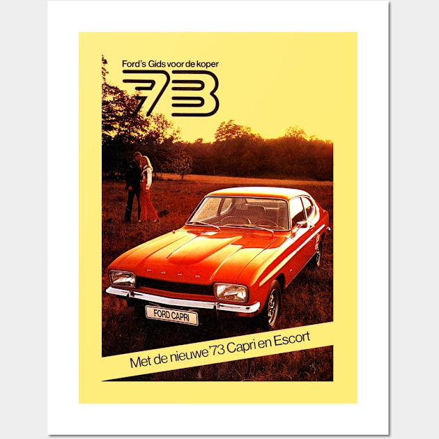 1973 FORD BUYERS GUIDE - brochure Wall Art by Throwback Motors